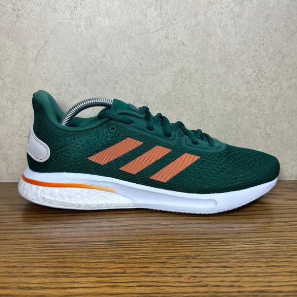 adidas Other - Adidas Supernova Sneakers Mens Size 9 Womens 10 Miami Hurricanes - Rare -